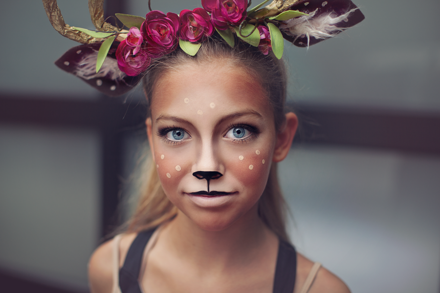 deer make up tutorial.